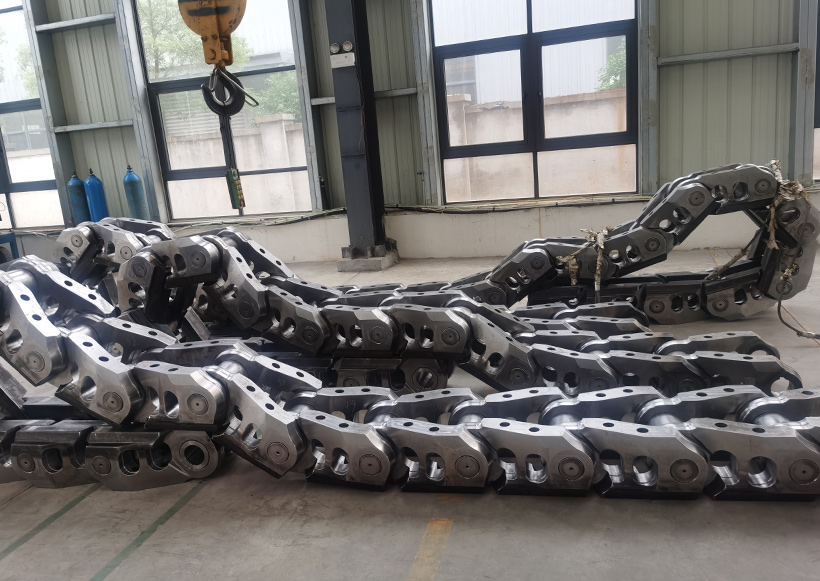 Presă cu lanț orizontal cu cilindru dublu de 600 de tone